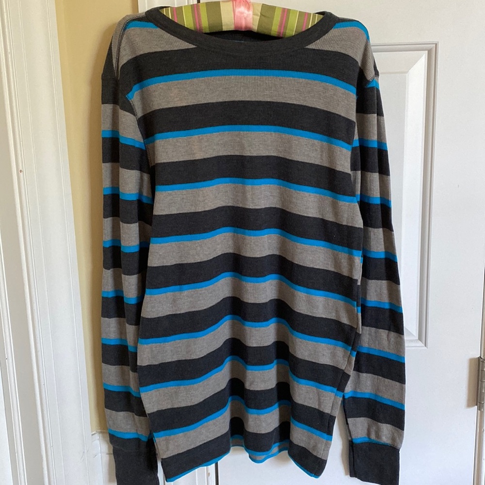 Men’s Thermal Striped Shirt